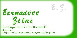 bernadett zilai business card